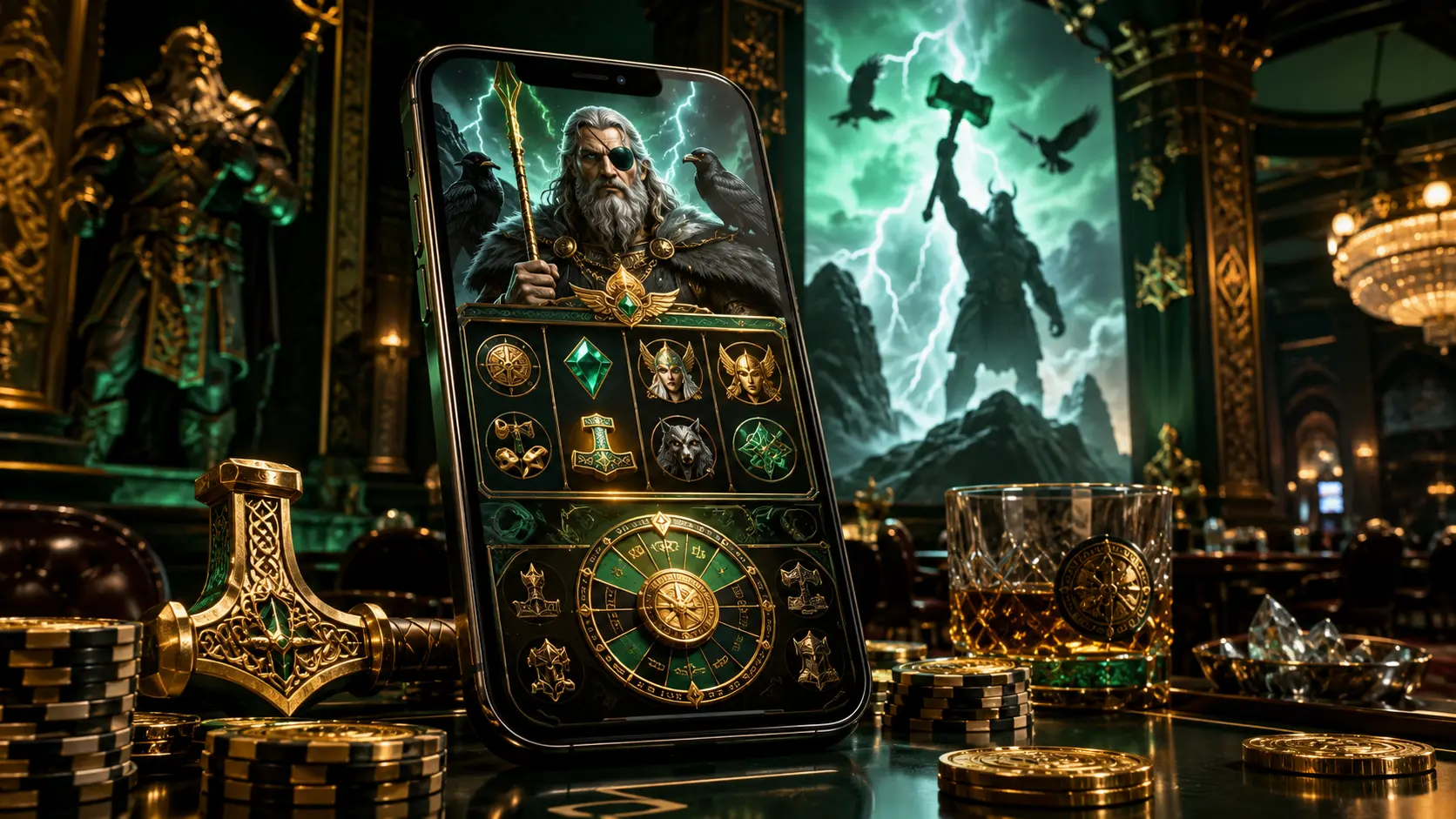 Pokies and live casino on a smartphone